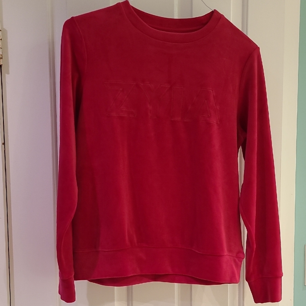 ZYIA Vibrant Red Pullover